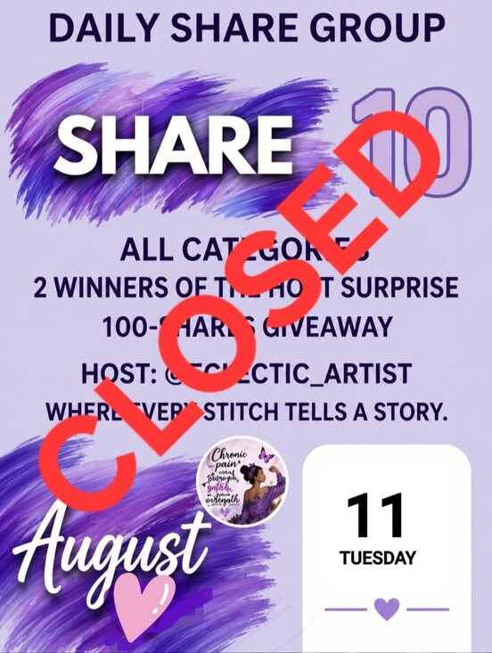 Handmade Other - Share 10 Tuesday 8/11/26 CLOSED